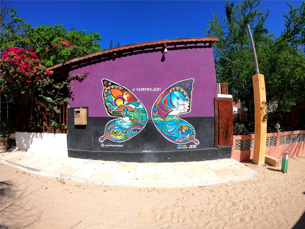 Que hacer en Jericoacoara : Visitar los grafitis de la vila
